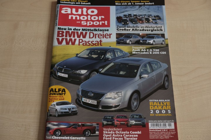 Deckblatt Auto Motor und Sport (01/2004)
